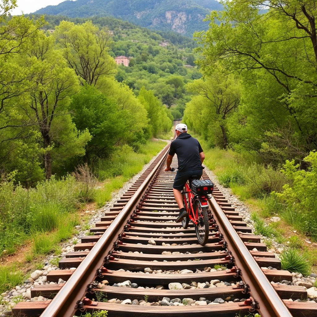 Railbiking Greece private tour from Athens